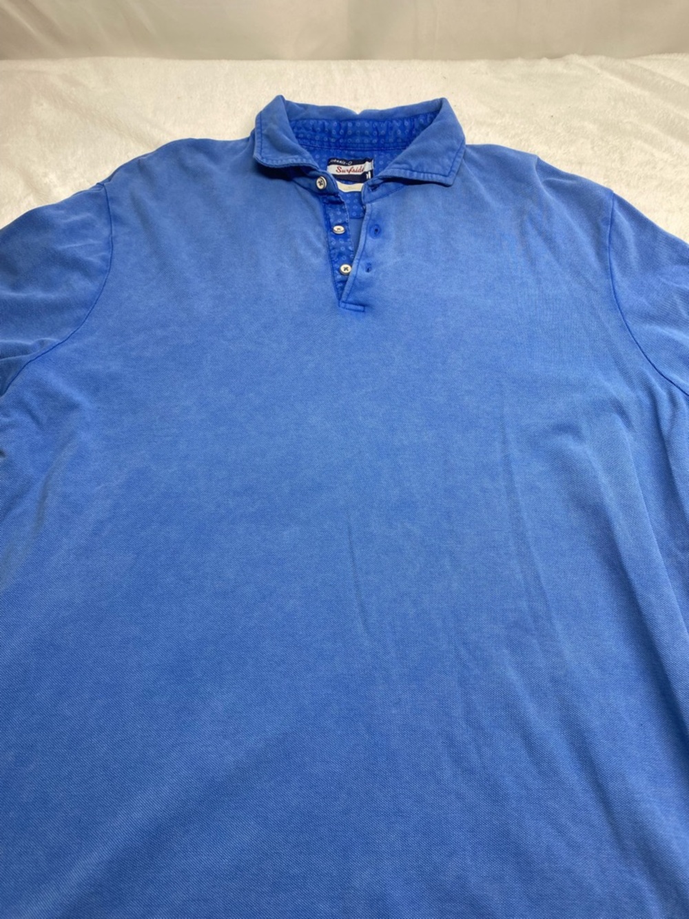 Johnnie-O Surfside Polo Shirt Mens XL Blue Golf Performance Short Sleeve Preppy